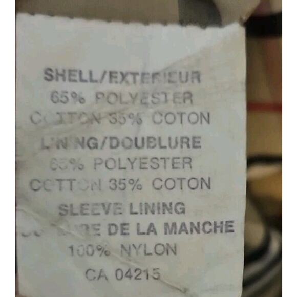 Vintage London Fog Maincoats Men’s 40R Trench Coat Beige Belted Plaid Lining USA - Picture 15 of 16